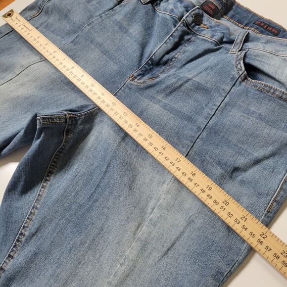 EARL JEANS 20W MODERN STEP HEM SKINNY ANKLE STRETCH JEANS 20 W 2X 3X - Picture 3 of 10